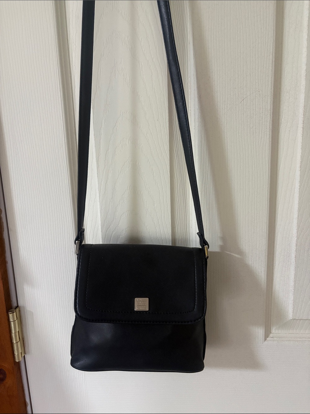 Black Leather Shoulder Bag